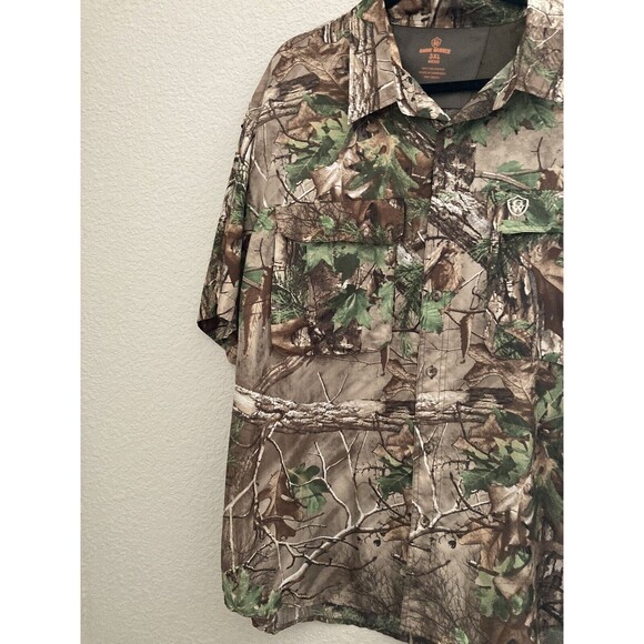 Game Winner Men's Break Up Infinity Camo Button Down Hunting Shirt Size 3XL - Picture 6 of 11